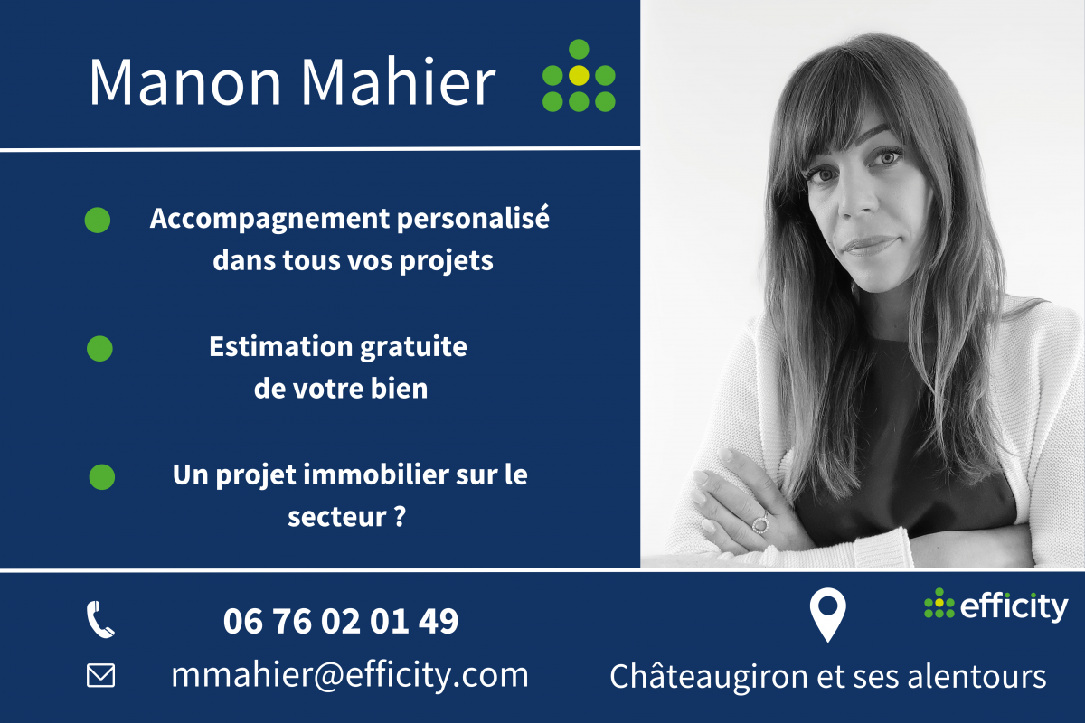 Efficity immobilier Manon Mahier Ch teaugiron Avis Mandataire