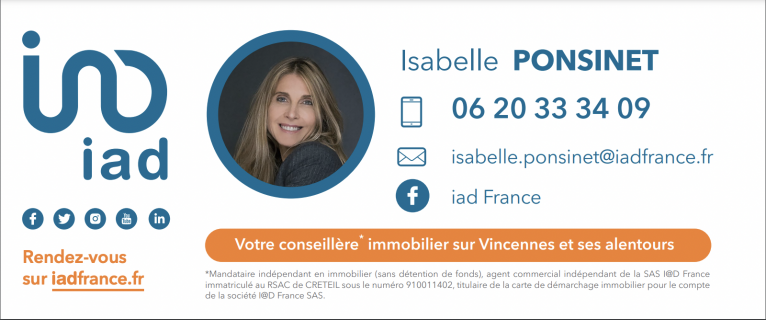 Iad France Isabelle Ponsinet Vincennes Avis Mandataire